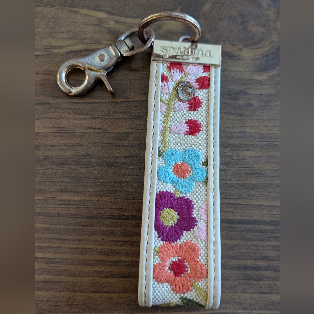 Spartina 449 Multi-Color Floral Keychain